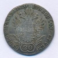 1820E 20kr Ag "I. Ferenc" Gyulafehérvár T:VF patina, ph.
Hungary 1820E 20 Kreuzer Ag &quo...