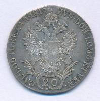 1819E 20kr Ag "I. Ferenc" Gyulafehérvár T:VF,F patina
Hungary 1819E 20 Kreuzer Ag "F...