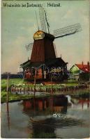 1909 Dordrecht, Windmühle bei Dortrecht / windmill (EK)