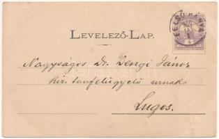 1900 Felsőbánya, Baia Sprie; Római katolikus templom, Fővölgy, városháza / church, valley, town hall...