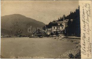 1904 Achensee (Tirol), Scholastica / hotel. Kaspar Angerer (Schwaz) photo (cut)