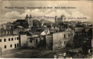 1916 Volodymyr-Volynskyi, Wladimir Wolynsky; Gesammtansicht der Stadt / Város közös látványa / general view (EK)