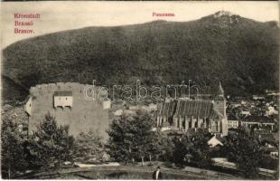 1906 Brassó, Kronstadt, Brasov; panorama