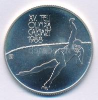 1986. 500Ft Ag "XV. Téli Olimpia Calgary 1988" kapszulában T:BU folt  Adamo EM98