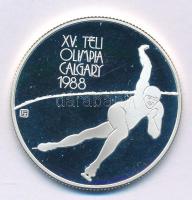 1986. 500Ft Ag "XV. Téli Olimpia Calgary 1988" kapszulában T:PP karc  Adamo EM98
