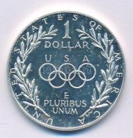 Amerikai Egyesült Államok 1988S 1$ Ag "Szöuli Olimpia 1988" T:AU (PP) karc, kis folt
USA ...