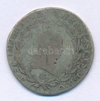 1809E 20kr Ag "I. Ferenc" Gyulafehérvár T:F patina Hungary 1809E 20 Kreuzer Ag "Franz I" Alba Iulia C:F patina Unger III.: 1377.b, Huszár: 1970., Adamo C30