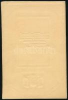 cca 1930-1940 "Édesanyámnak" feliratú, díszes, dombornyomott fényképtartó, angyalos-koroná...