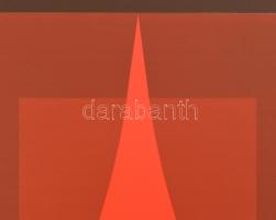 Mayerhoffer Miklós (-): Ívelés. Szitanyomat, papír, jelzett a nyomaton. 31x31 cm