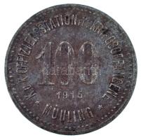 Ausztria / Mühling tiszti hadifogolytábor 1915. 100h Fe T:XF,VF 
Austria / Mühling officer's P...