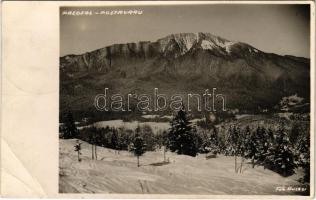 1943 Predeál, Predeal; Postavaru / kilátás a hegyről télen / general view at winter, mountain. Foto Bucegi (EB)