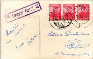 1943 Predeál, Predeal; Postavaru / kilátás a hegyről télen / general view at winter, mountain. Foto ...