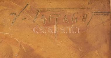 V. Faragó Ferenc (1919-1956): Atmoszférikus táj. Olaj, vászon. Jelezve jobbra fent. 71,5x78 cm. Fake...