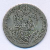 1793B 20kr Ag "I. Ferenc" T:F patina
Hungary 1793B 20 Kreuzer Ag "Franz I" C:F ...