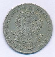 1795B 20kr Ag "I. Ferenc" T:VF,F patina
Hungary 1795B 20 Kreuzer Ag "Franz I" C...