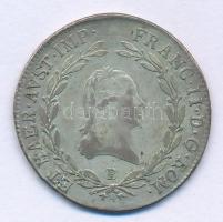 1805B 20kr Ag "I. Ferenc" T:F patina Hungary 1805B 20 Kreuzer Ag "Franz I" C:F patina Unger III.: 1376.a, Huszár: 1967., Adamo C29