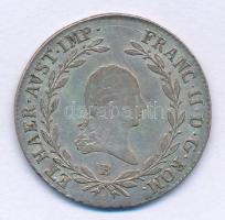1806B 20kr Ag "I. Ferenc" T:F patina Hungary 1806B 20 Kreuzer Ag "Franz I" C:F patina Unger III.: 1376.a, Huszár: 1967., Adamo C29