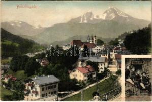 Berchtesgaden, Berchtsgoan; Salzbergwerk Ferdinandsberg / general view, salt mine, miners
