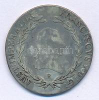 1811B 20kr Ag "I. Ferenc" T:F patina Hungary 1811B 20 Kreuzer Ag "Franz I" C:F patina Unger III.: 1378.a, Huszár: 1973, Adamo C31