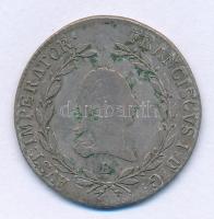 1815B 20kr Ag "I. Ferenc" T:VF,F patina Hungary 1815B 20 Kreuzer Ag "Franz I" C:VF,F patina Unger III.: 1378.a, Huszár: 1973, Adamo C31