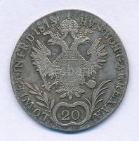 1815B 20kr Ag "I. Ferenc" T:VF,F patina
Hungary 1815B 20 Kreuzer Ag "Franz I" C...