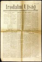 1956 Az Irodalmi újság november 2.-i száma a forradalom híreivel (apró sérülések)
