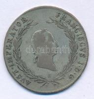 1828B 20kr Ag "I. Ferenc" T:VF,F patina Hungary 1828B 20 Kreuzer Ag "Franz I" C:VF,F patina Unger III.: 1380.a, Huszár: 1979, Adamo C33