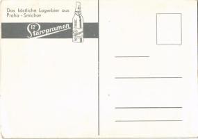 Staropramen - Die Welt ist viel schöner nach einem Glase Lagerbier / Cseh sörreklám / Czech beer adv...