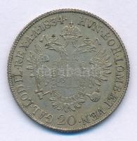 1834B 20kr Ag "I. Ferenc" T:XF patina
Hungary 1834B 20 Kreuzer Ag "Franz I" C:X...