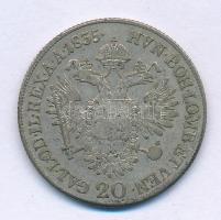 1835B 20kr Ag "I. Ferenc" T:VF patina
Hungary 1835B 20 Kreuzer Ag "Franz I" C:V...