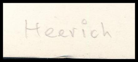 Erwin Heerich (1922-2004): Térkompozíció. Szitanyomat, papír, jelzett a hátoldalán. Az 1978-ban, Faj...