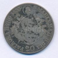 1833B 20kr Ag "I. Ferenc" T:F patina
Hungary 1833B 20 Kreuzer Ag "Franz I" C:F ...