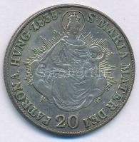 1835B 20kr Ag "I. Ferenc" T:XF,VF patina, juszt.
Hungary 1835B 20 Kreuzer Ag "Franz ...