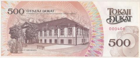 Hajdúnánás 2016. 500 Tokaji Dukát "Kazinczy Ferenc", "000406" sorszámmal T:AU