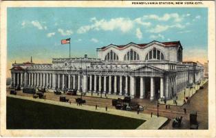 New York, Pennsylvania railway station, tram automobiles