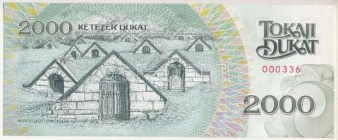 Hajdúnánás 2016. 2000 Tokaji Dukát "Szepsi Laczkó Máté", "000336" sorszámmal T:U...