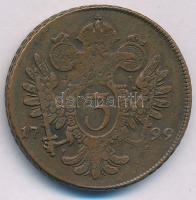 1799B 3kr Cu "I. Ferenc" T:F Huszár: 2022., Unger III.: 1400