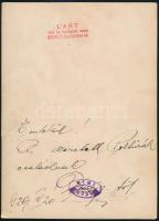 1929,,Mimi and Dodo" revütáncospár fotója, L'art fotó és festészeti salon (Bp., Erzsébet k...