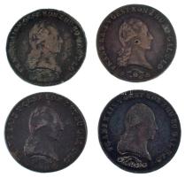 1812. 3kr Cu (4xklf: B, G, O és S verdejel) T:VF,F egyiken lyuk