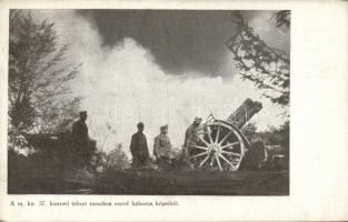 Military WWI Cannon attack