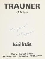 Trauner (Párizs) kiállítás. Szerk.: R. Bajkay Éva. Trauner Sándor (1906-1993) festőművész, Oscar-díj...
