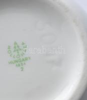 Hollóházi paradicsommadár mintás váza. Jelzett, hibátlan, m: 25 cm