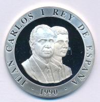 Spanyolország 1990. 2000P Ag "Nyári Olimpia 1992 Barcelona - Kosárlabda" T:PP kis folt Spa...