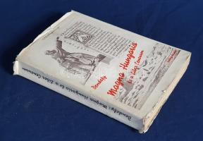 Bendefy László:  Magna Hungaria és a Liber Censuum.  Budapest, 1943. (Szalay Sándor kiadása - Szalay nyomda). 343 + [1] p. + 10 t. (kétoldalas, ebből két kihajtható) + 1 térkép (kihajtható térképen Julianus barát útvonala). Egyetlen kiadás.  Bendefy László (1904-1977) földmérő, geológus, technikatörténész a folyószabályozások témakörében közzétett publikációi után tett római tanulmányútja során a Vatikán könyvtárában a magyarság őstörténetére vonatkozóan új adatokra bukkant, melyet az 1940-es évek során több kötetben tett közzé. ,,Magna Hungaria és a Liber Censuum" címen megjelent őstörténeti könyvében a szerző Julianus barát útjának szöveghagyományozódását vizsgálja. Julianus barát útjának összefoglalóját útitársa, frater Richardus írta, ez került be a XIV. században készült Liber Censuum kódex bizonyos példányaiba. Bendefy László a filológiai munkában a Liber Censuum különböző kéziratainak nyomába ered. Oldalszámozáson belül néhány szövegközti térképvázlattal.  (A magyarság őstörténeti kútfői, II. kötet.)  Fűzve, színes, illusztrált, enyhén sérült kiadói borítóban. Döntően felvágatlan, jó példány.