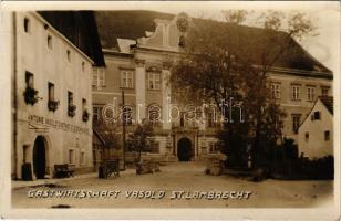 Sankt Lambrecht, Antoine Vasold's Gasthof und Fleischhauerei, Gastwirtschaft, Michael Grugger / restaurant and butcher shop. photo