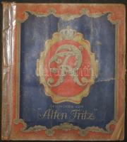 cca 1910 Geschichten von alten Fritz gyűjtőképes album képekkel 240 darab kép benne van a 250-ből (borító sérült) / Stories of Old Fritz book with collectable pictures. Only 10 mising from the 250 (cover damaged)