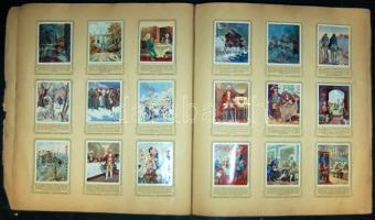 cca 1910 Geschichten von alten Fritz gyűjtőképes album képekkel 240 darab kép benne van a 250-ből (b...