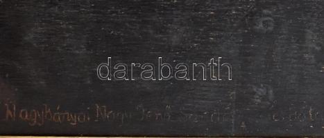 Jelzés nélkül: Nagybányai Nagy Jenő Sándor erdőtanácsos portréja, 1905. Olaj, falemez, Dekoratív fak...