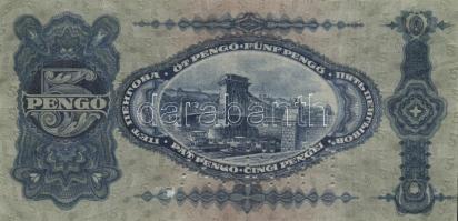 1928. 5P "MINTA" perforációval "000"-ás szériaszámmal!, jobb alsó sarokban halvá...