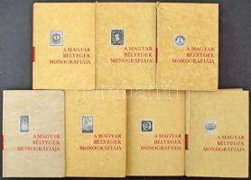 A Magyar Bélyegek Monográfiája I-VII. teljes sorozat, dobozban